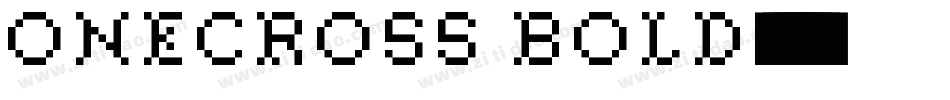 OneCross Bold字体转换